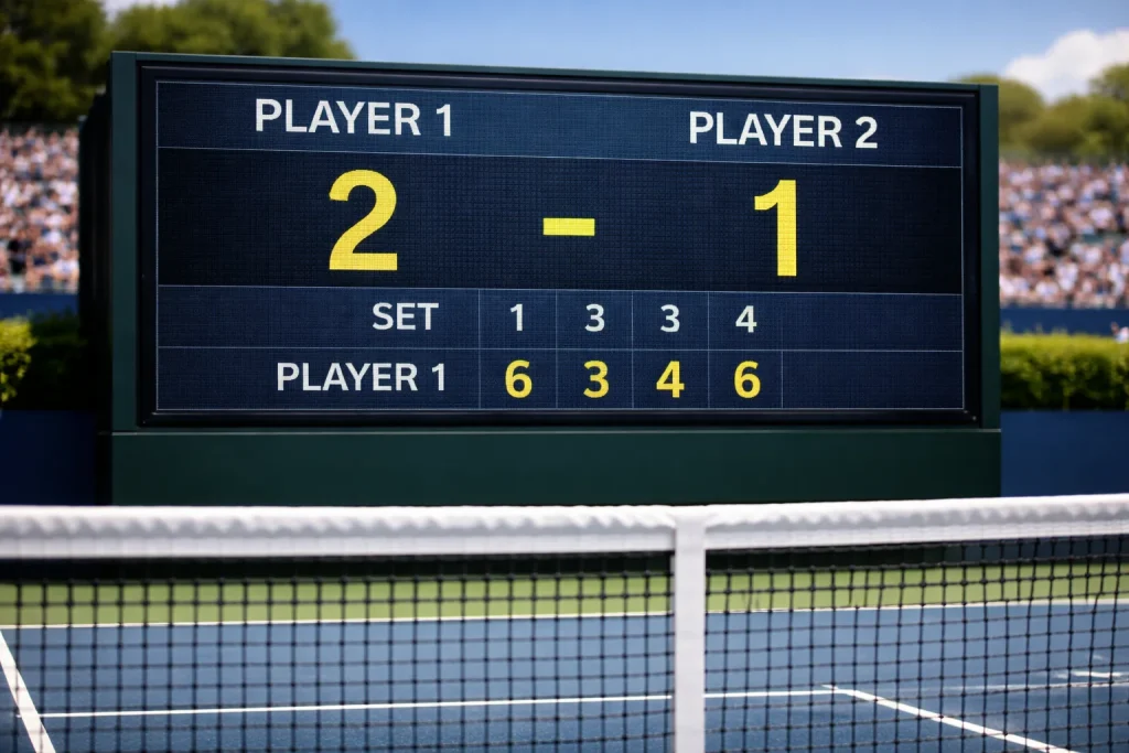 Satzwetten Tennis – Correct Score und Set Betting